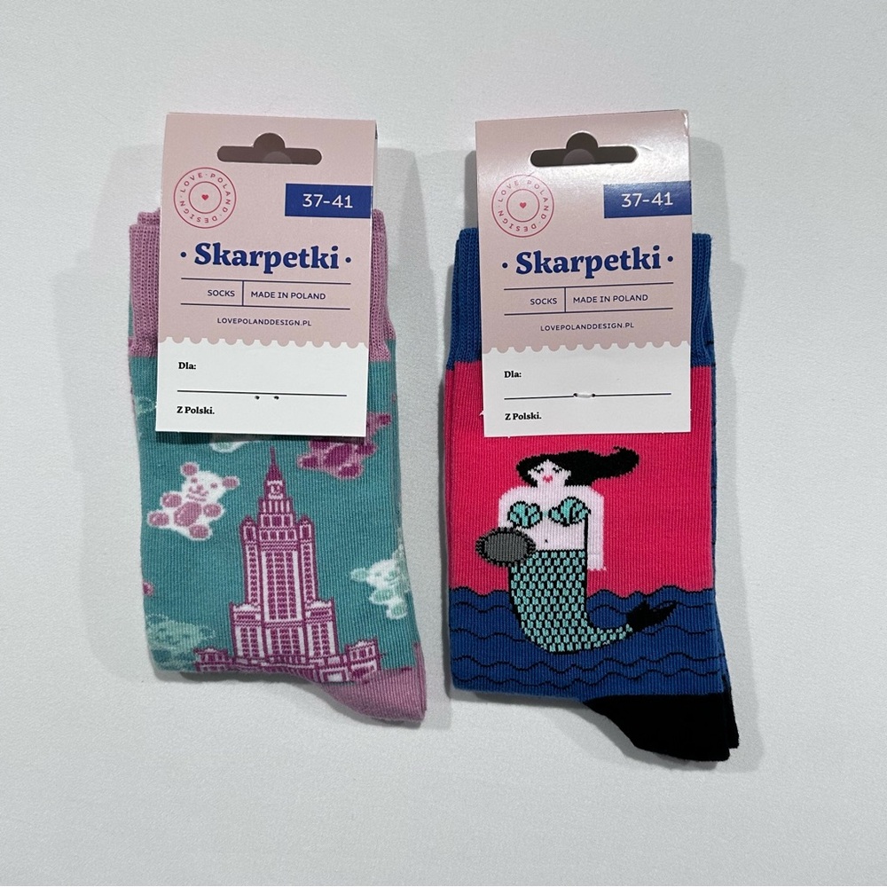 Girls Embroidered Crew Socks